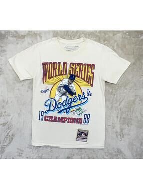 Mitchell & Ness LA Dodgers 1988 World Series Champions T-Shirt MLB Med